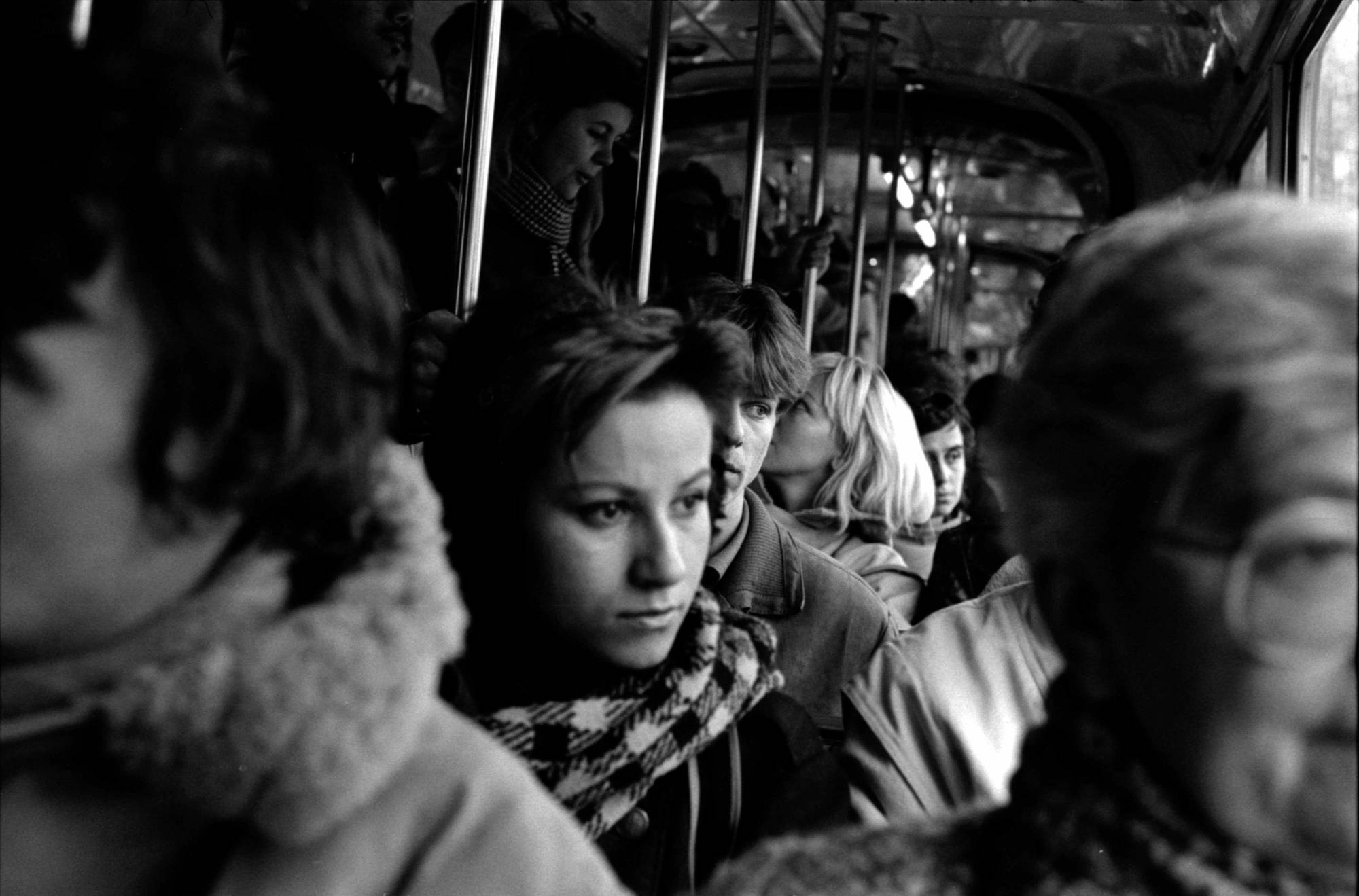tram, amsterdam, jaren, 80, passagiers, judocus, van, soest, foto